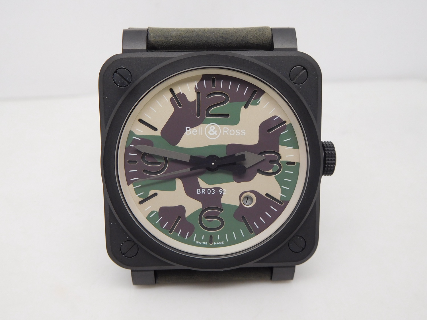 Replica Bell Ross BR03 92 Camo PVD Black